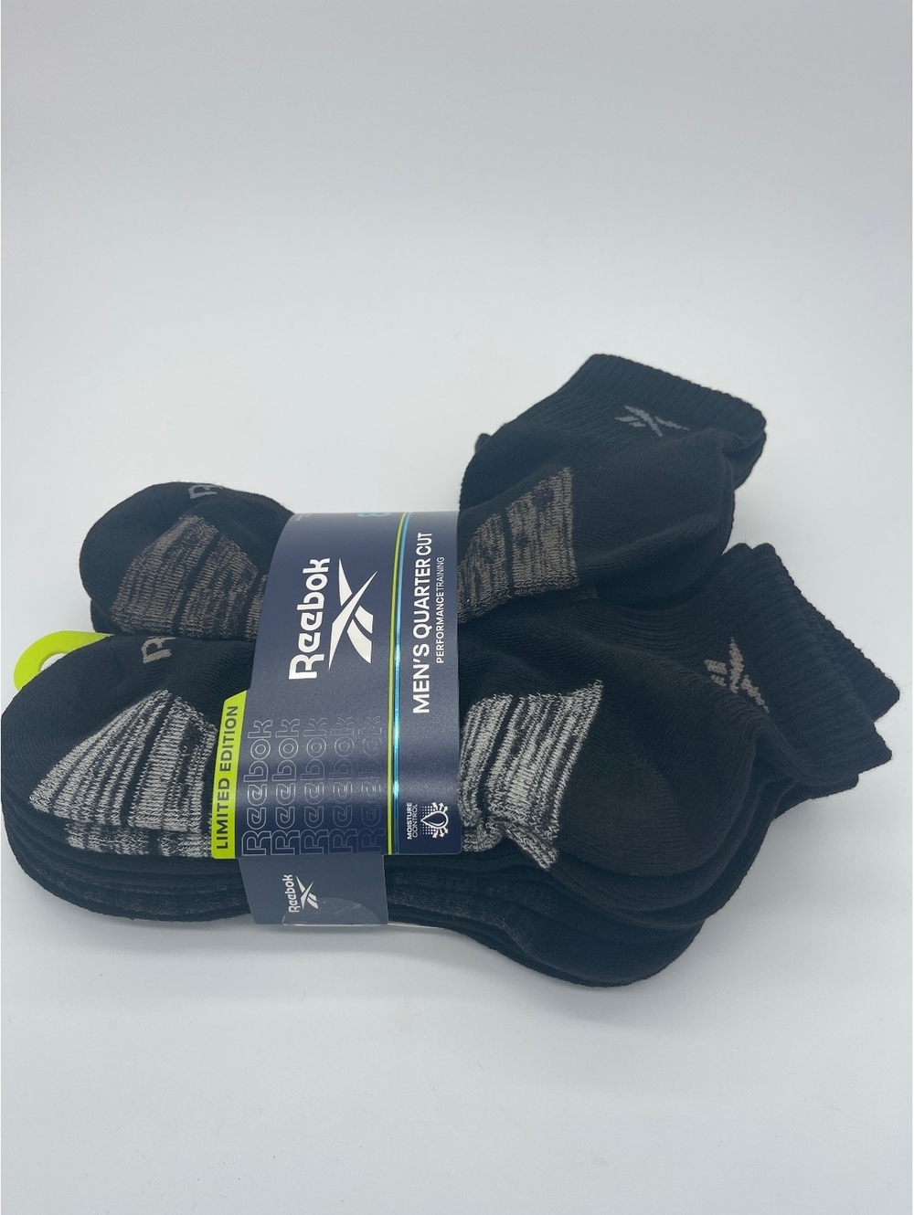 Reebok Men's Quarter Cut Training Socks 8 Pack size 6-12.5